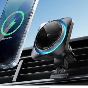 Wireless Car Charger Mount - Black